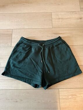 Colorful Standard Women’s 100% Organic Cotton Drawstring Short Green Moss Medium